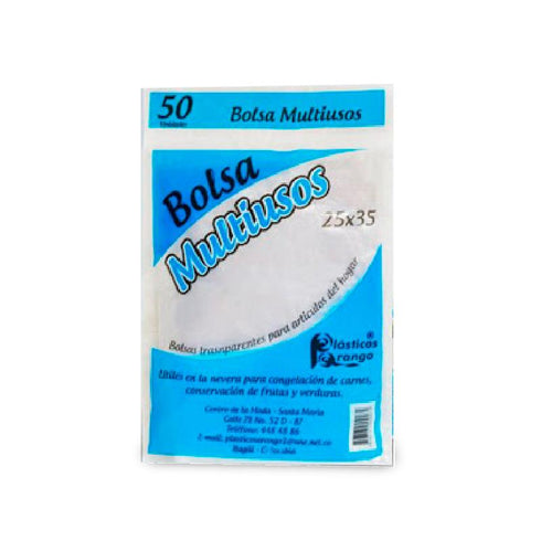 BOLSA MULTIUSO 25X35 50U HOGAR